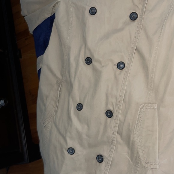 Zara Basics Khaki trench coat - Picture 4 of 4